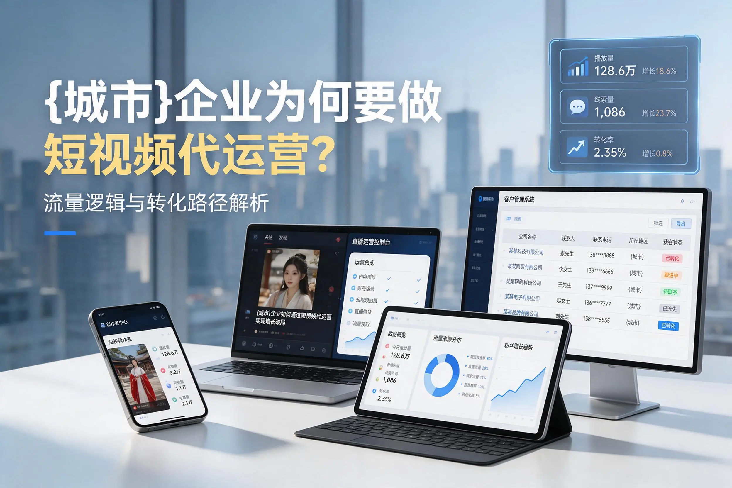 襄阳企业为何要做短视频代运营？流量逻辑与转化路径解析
