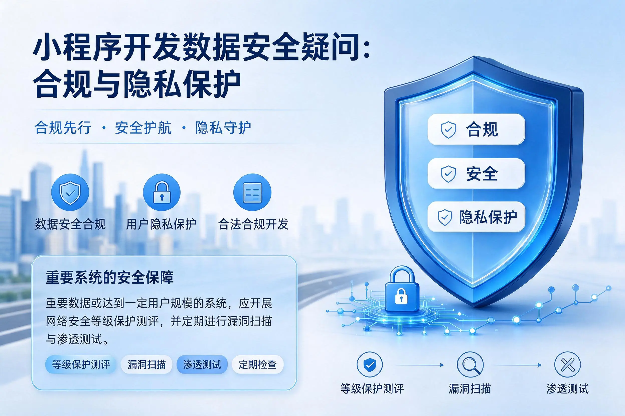 襄阳小程序开发数据安全疑问：合规与隐私保护