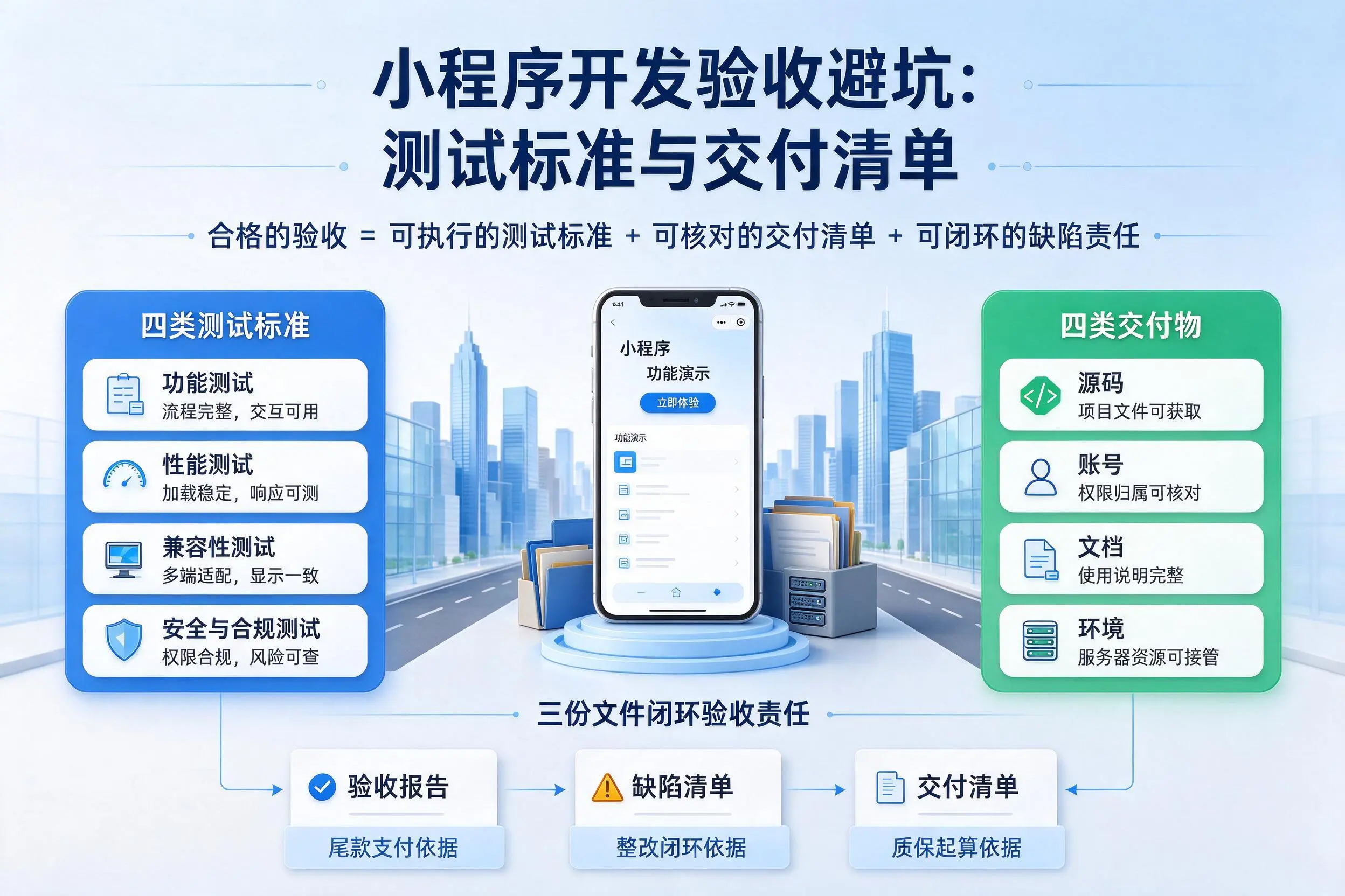 襄阳小程序开发验收避坑：测试标准与交付清单