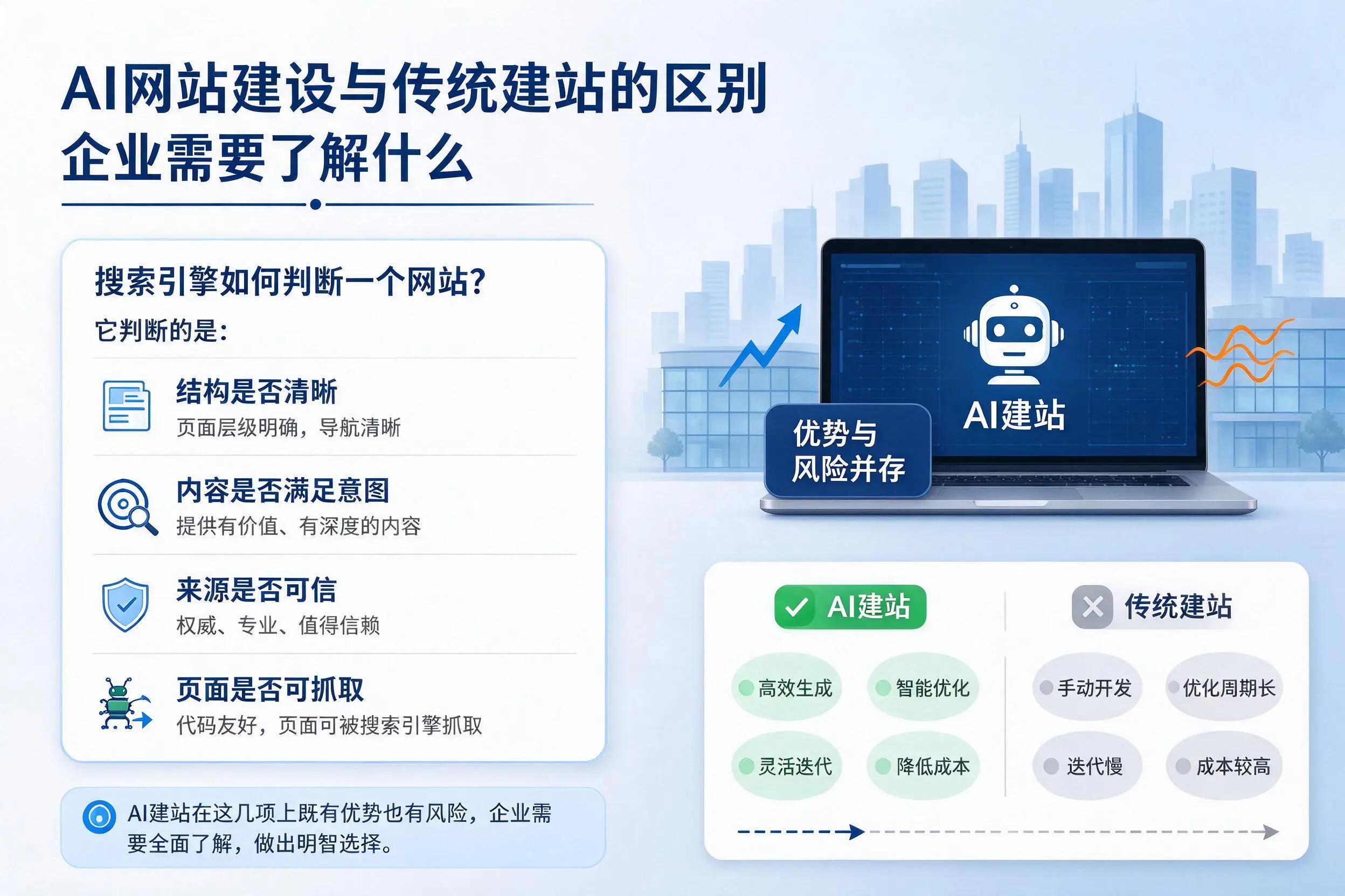 AI网站建设与传统建站的区别，襄阳企业需要了解什么