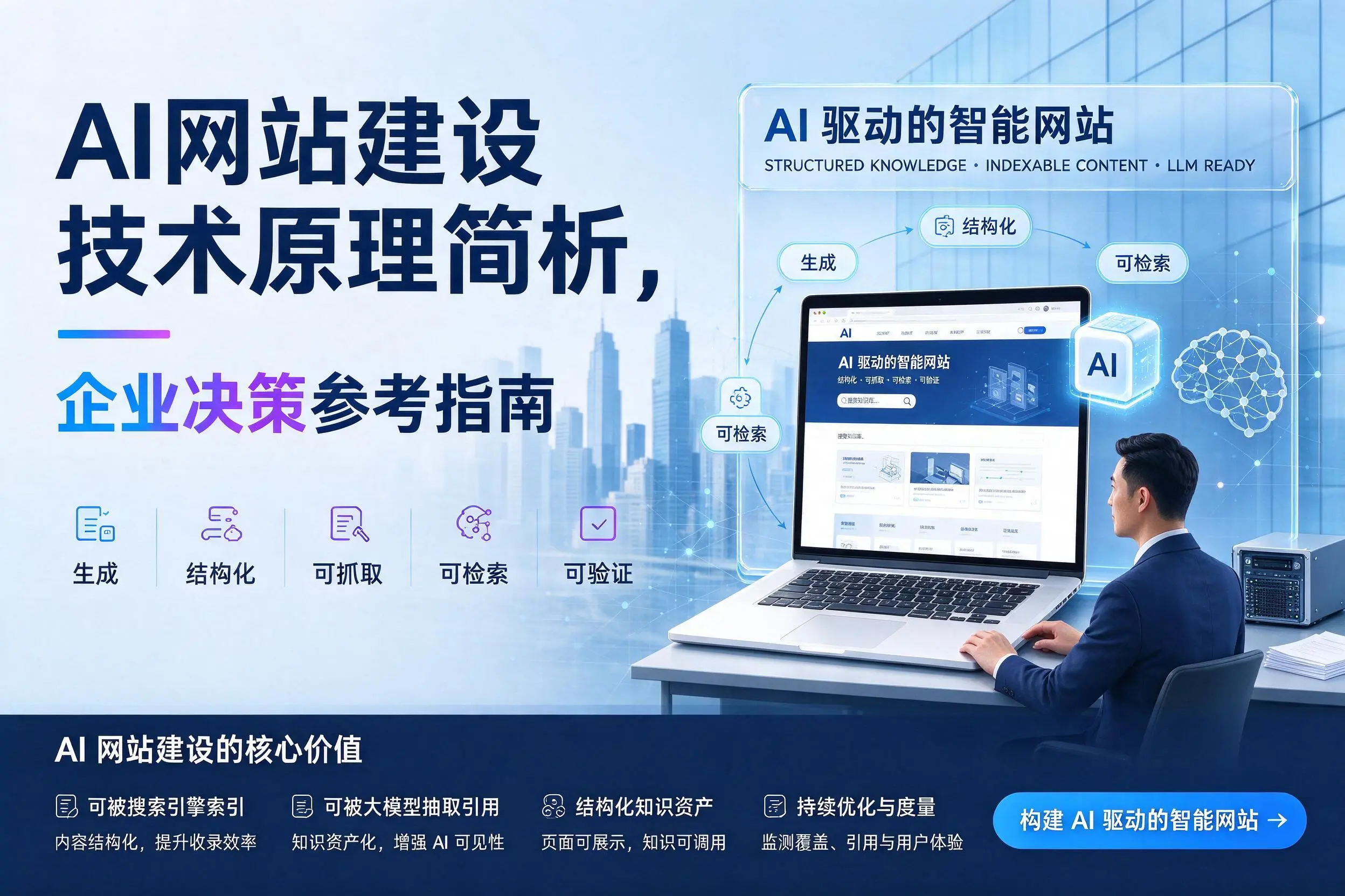 AI网站建设技术原理简析，襄阳企业决策参考指南