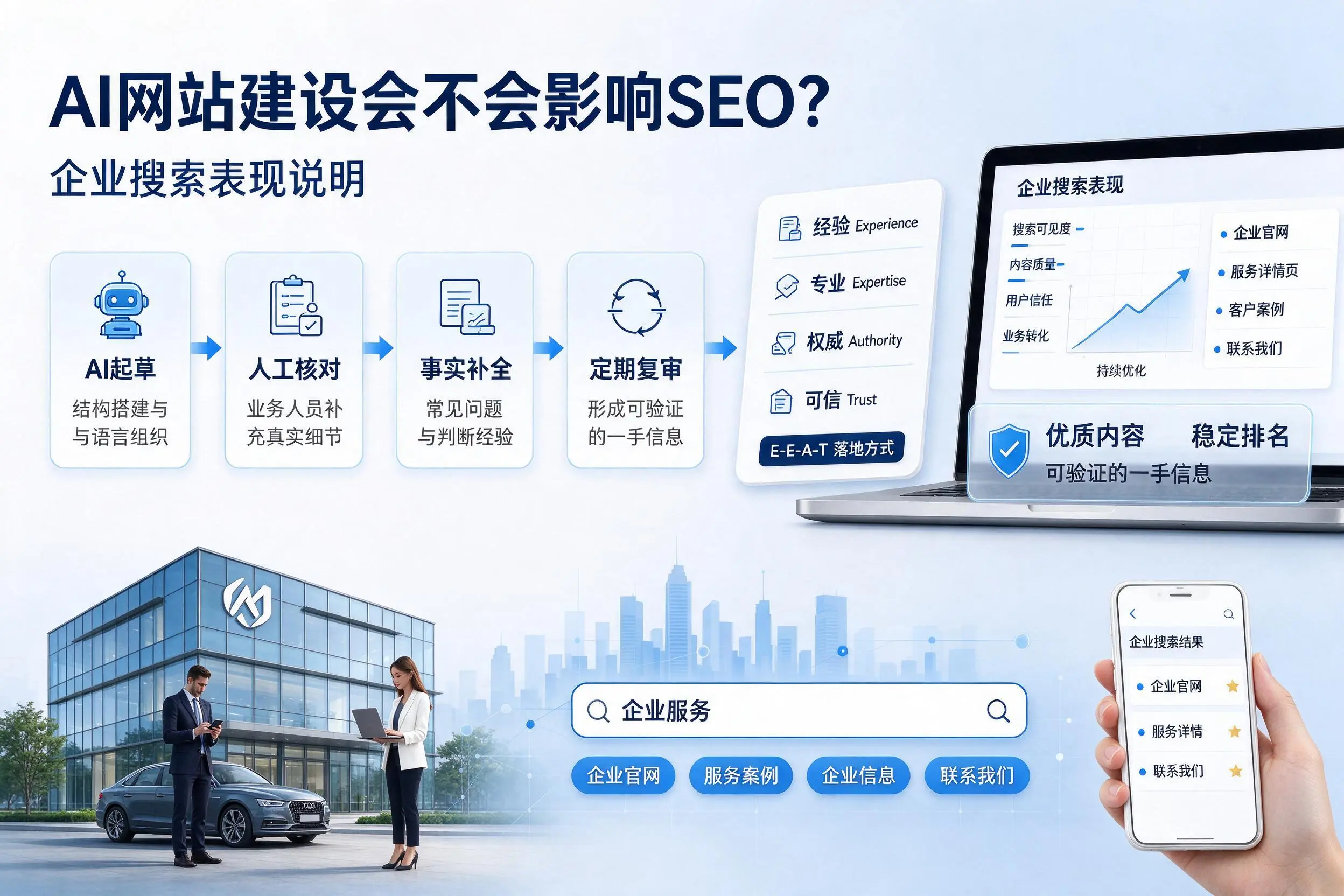 AI网站建设会不会影响SEO？襄阳企业搜索表现说明