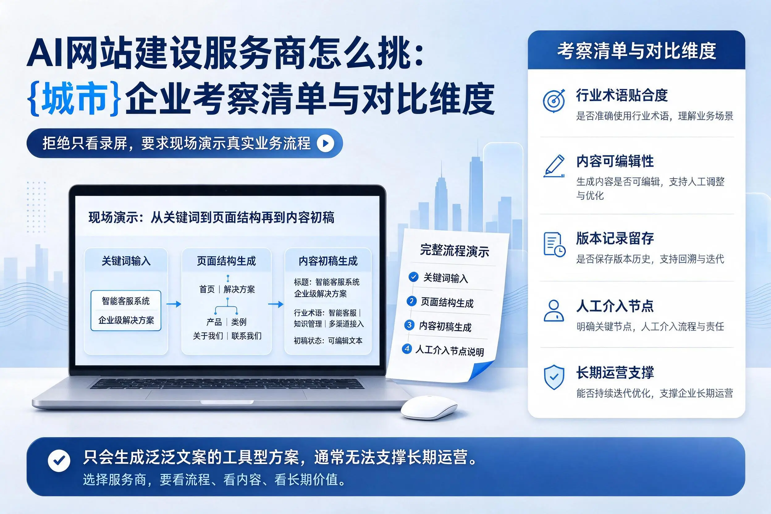 AI网站建设服务商怎么挑:襄阳企业考察清单与对比维度